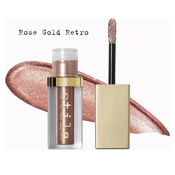 STILA Glitter & Glow Liquid Eyeshadow Dollish & Rose Gold Retro Sephora Beauty - Picture 4 of 10